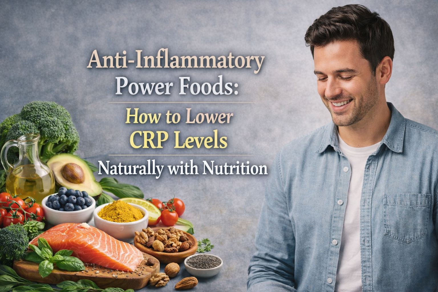 Anti-Inflammatory Power Foods: How to Lower CRP Levels Naturally with Nutrition