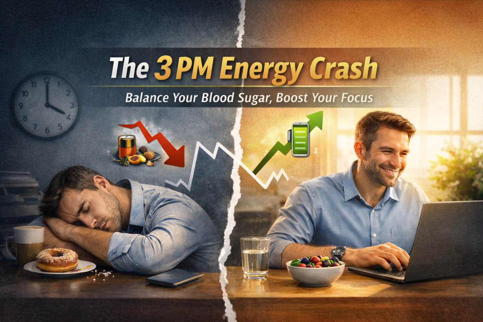 The 3 PM Energy Crash: How Blood Sugar Balance Fuels Focus, Energy, and Performance