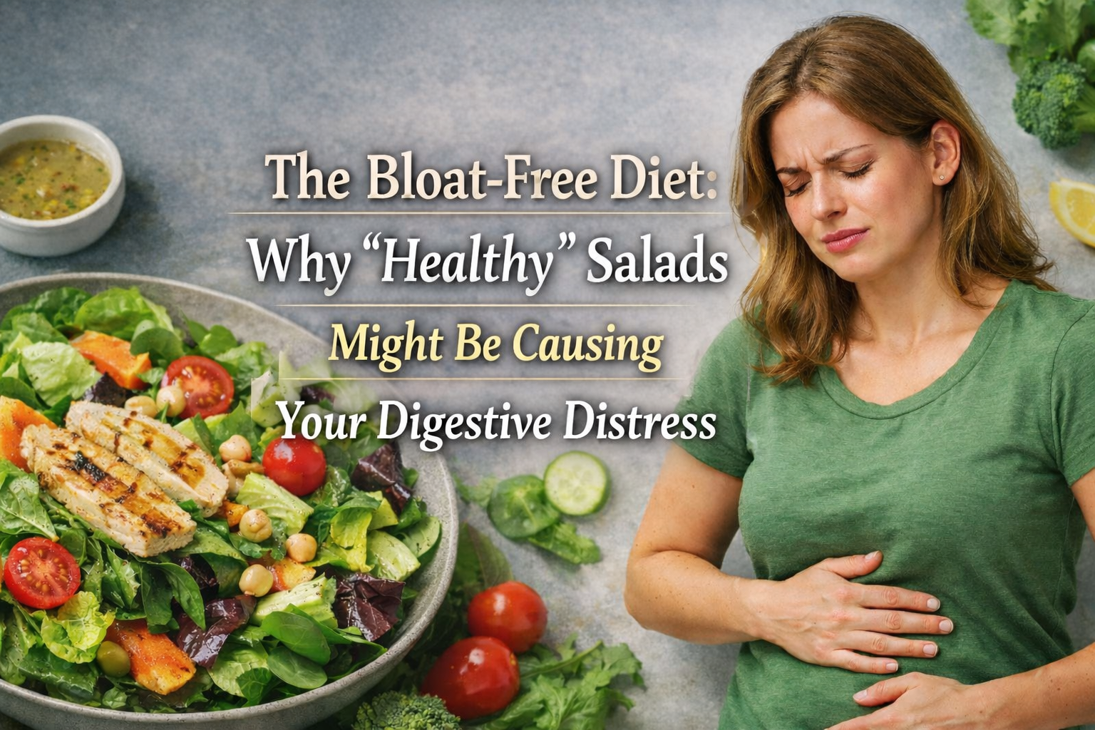 The Bloat-Free Diet: Why “Healthy” Salads Might Be Causing Your Digestive Distress
