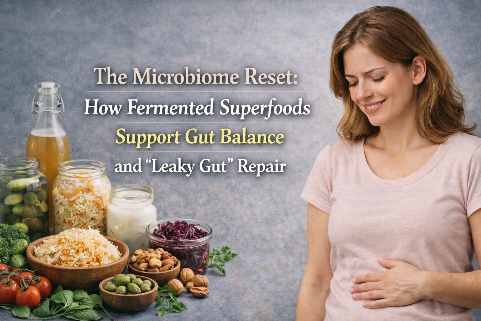 The Microbiome Reset: How Fermented Superfoods Support Gut Balance and “Leaky Gut” Repair